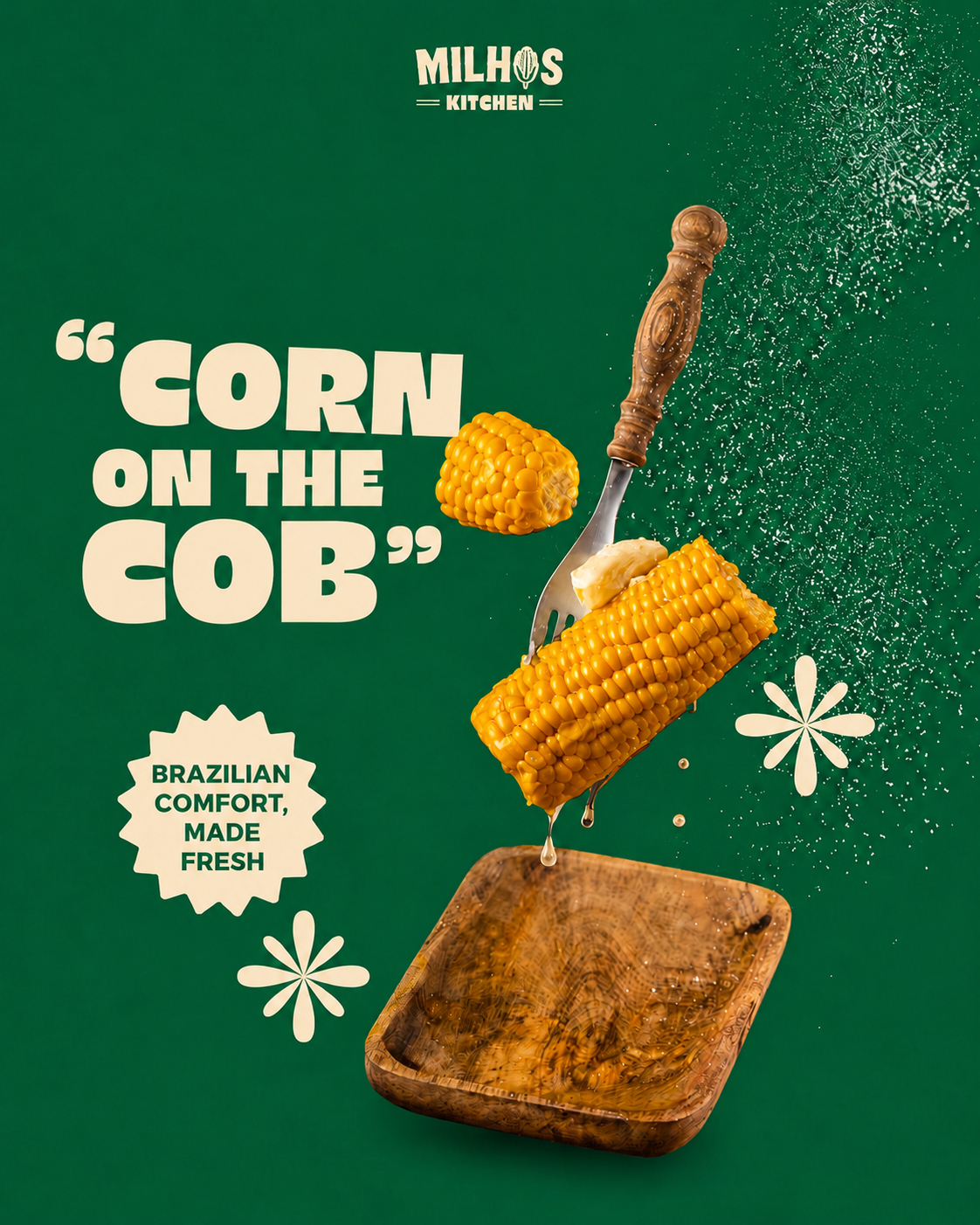 Milho Cozido (corn on the cob)